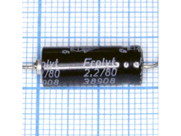 Конд.2,2/80V(аксиал)