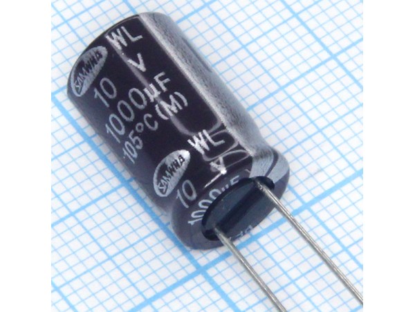 Конд.1000/10V 1016+105°С SAMWHA