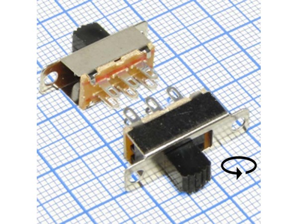 KBB40-2P2W-G6 on-on переключатель движковый