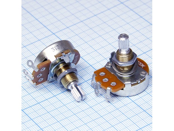 Резистор 100 кОм под гайку RV24AF-10E6-20K-B100K-70J9