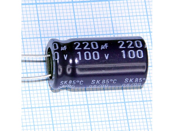 Конд.220/100V 1326 +85°C
