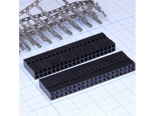 BLD-40 2,54 розетка 40к.(2х20) на кабель
