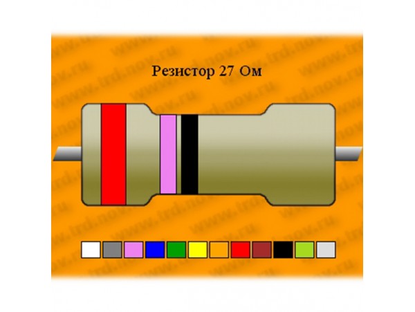 Резистор-2-27 Ом CFR