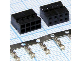 BLD2-8 2,00 розетка 8к.(2х4) на каб.