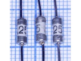 Пред.0,25А(d=3;L=7)ВП4-11 керам.с выводами