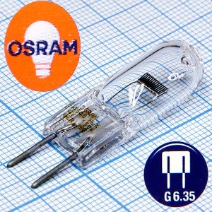 Лампа 24V 150W G6.35  HLX64640 Osram