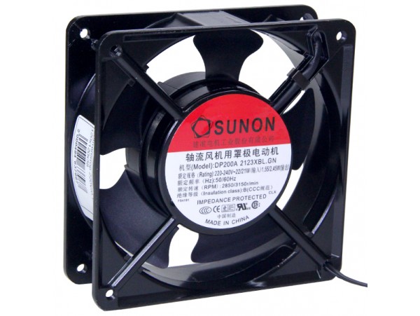 Вентилятор 220V/0,14A 120х120х38 DP200A-2123XBL