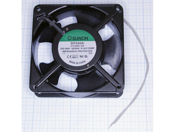 Вентилятор 220V/0,14A 120х120х38 DP200A-2123XBL