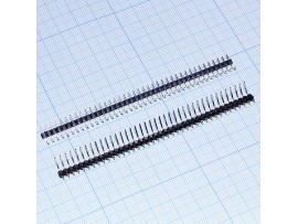 PLS-40R 2,54.вилка 40к. на плату угловая