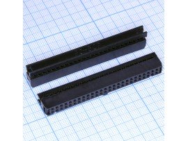 IDC-50(2,54) розетка 50к.(2х25)на шлейф