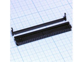 IDC-60(2,54) розетка 60к.(2х30)на шлейф