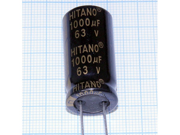 Конд.1000/63V 1632 +105°C EXR Hitano