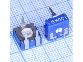 Резистор 100 кОм CA9V 5*10*10 (гор.) Trim