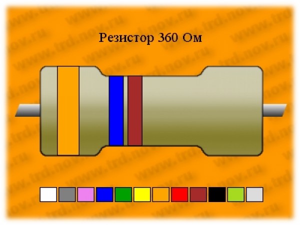 Резистор-1-360 Ом