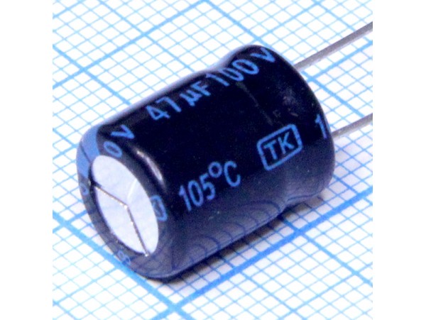 Конд.47/100V 1013 +105°C