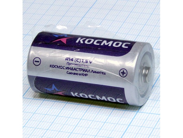 Элемент питания 1,5V R14 Космос