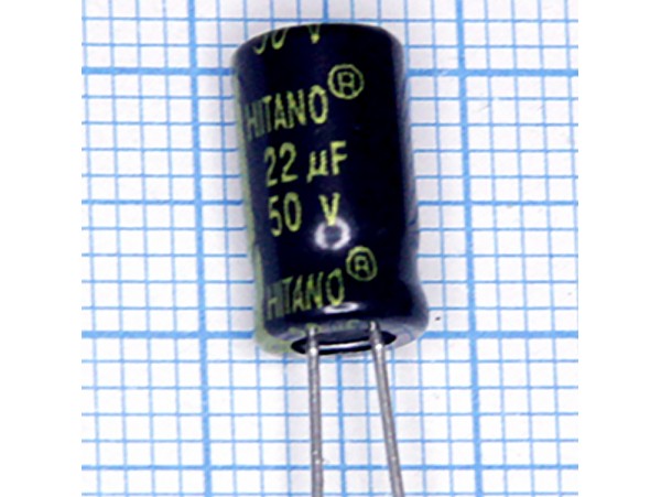 Конд.22/50V 0611 +105°C ESX Hitano