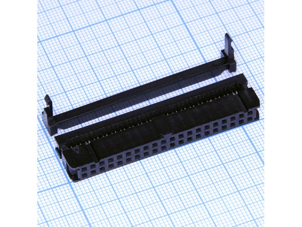 IDC-40(2,54) розетка 40к.(2х20)на шлейф
