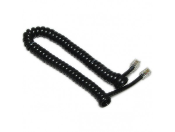 Шнур т/ф 2м(витой) Черный