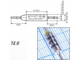 TZ D-139-10A Термопредохранитель