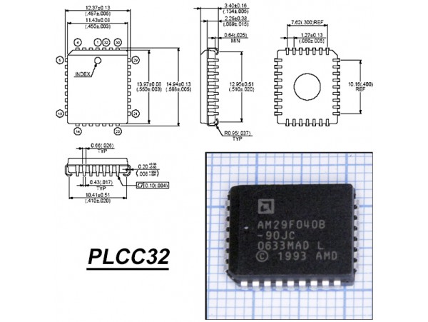 AM29F040B-90JC
