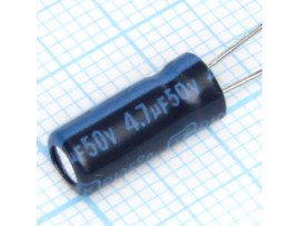 Конд.4,7/50V 0511 +105°C TK Jamicon