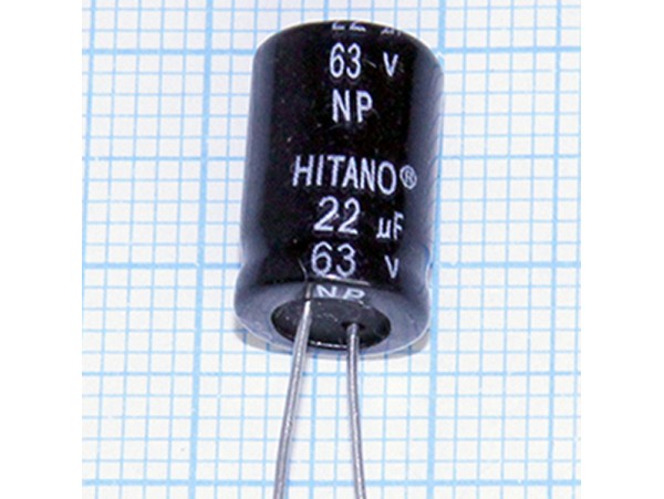 Конд.22/63V 0812 +105°C ENR NP