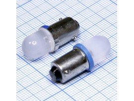 Лампа 12V BA9S LED синий T10-BA9S-DB