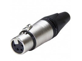 AC4F Розетка 4к.на кабель  (XLR-4F)  AVCLINK
