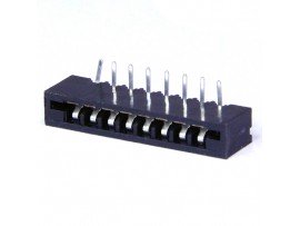 FB-8R(2,54) Розетка 8к.на шлейф угловая