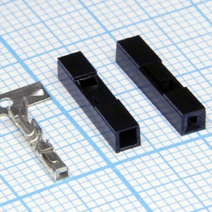 BLS-1 2,54 розетка 1к. на кабель