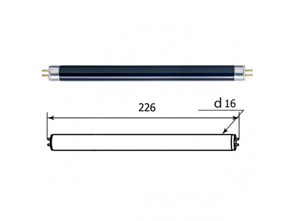 Лампа УФ 6W BLB T5 G5