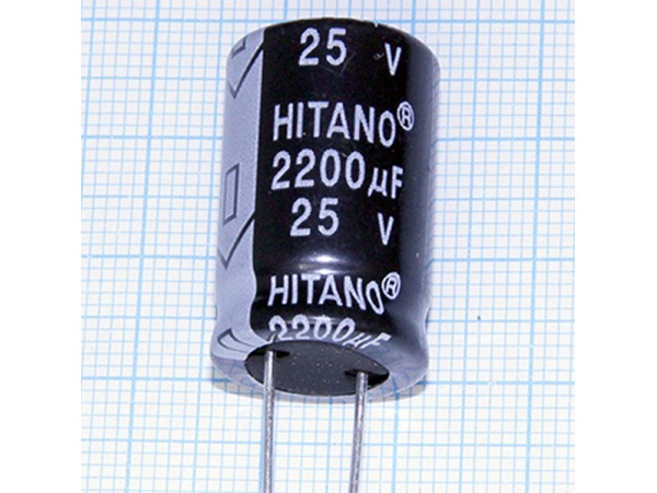 Конд.2200/25V 1626+105°С EHR