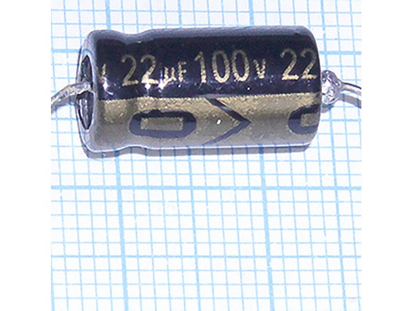 Конд.22/100V аксиал