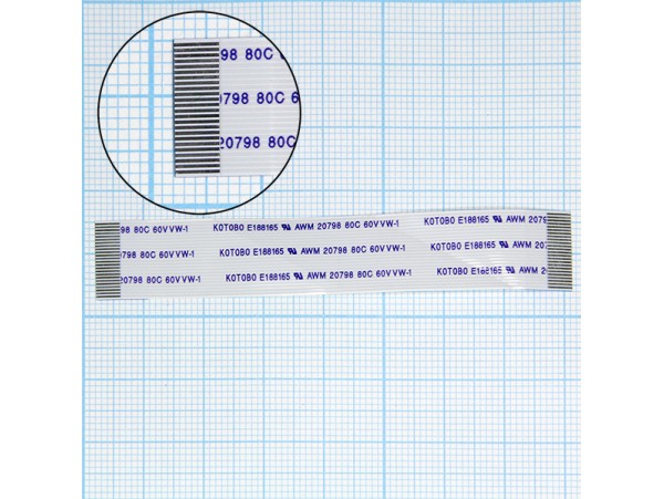 Шлейф 24pin 80х13