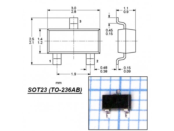 BZX84C10 (Стабил.10V 0,4W)