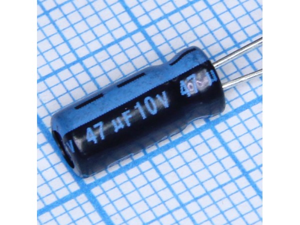 Конд.47/10V 0511 +105°C