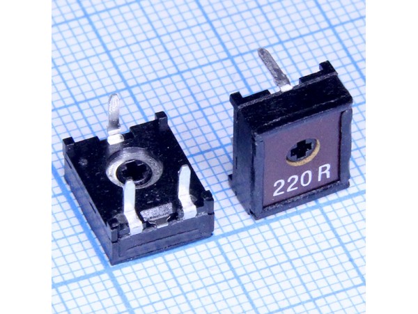 Резистор 220 Ом Trim CA9V 5*11*10 (гор.)