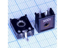 Резистор 100 кОм CA9H2.5  5*10*10 (верт.) Trim