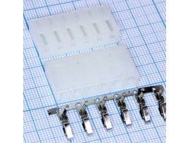 MHU-6 розетка 6к. на кабель 5,08мм