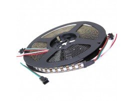 WS2812B-96Led  IP65 чёрная Лента светодиодная
