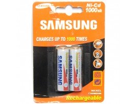 Аккумулятор 1,2V/1000 R06(d=14;L=50)NICD Samsung