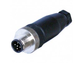Вилка M12 5pin прямая