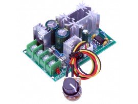 Регулятор оборотов двигателя DC 10-60V/20A ШИМ