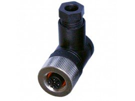 Розетка M12 5pin угловая