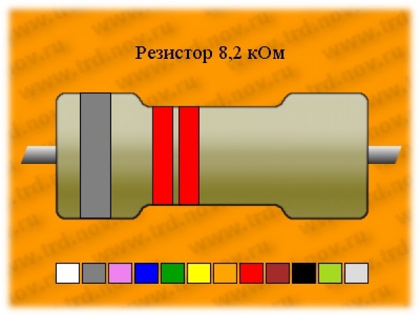 Резистор-0,5-8,2 кОм