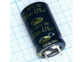 Конд.470/200V 2235 +85°C HC