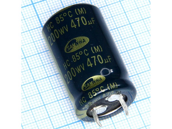 Конд.470/200V 2235 +85°C HC
