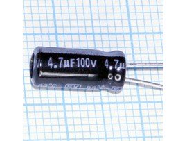 Конд.4,7/100V 0511 +85°C JAM