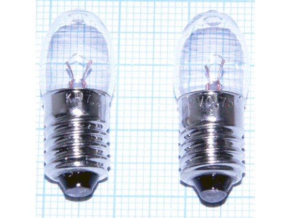 Лампа 7,2V 0,75A E10 krypton